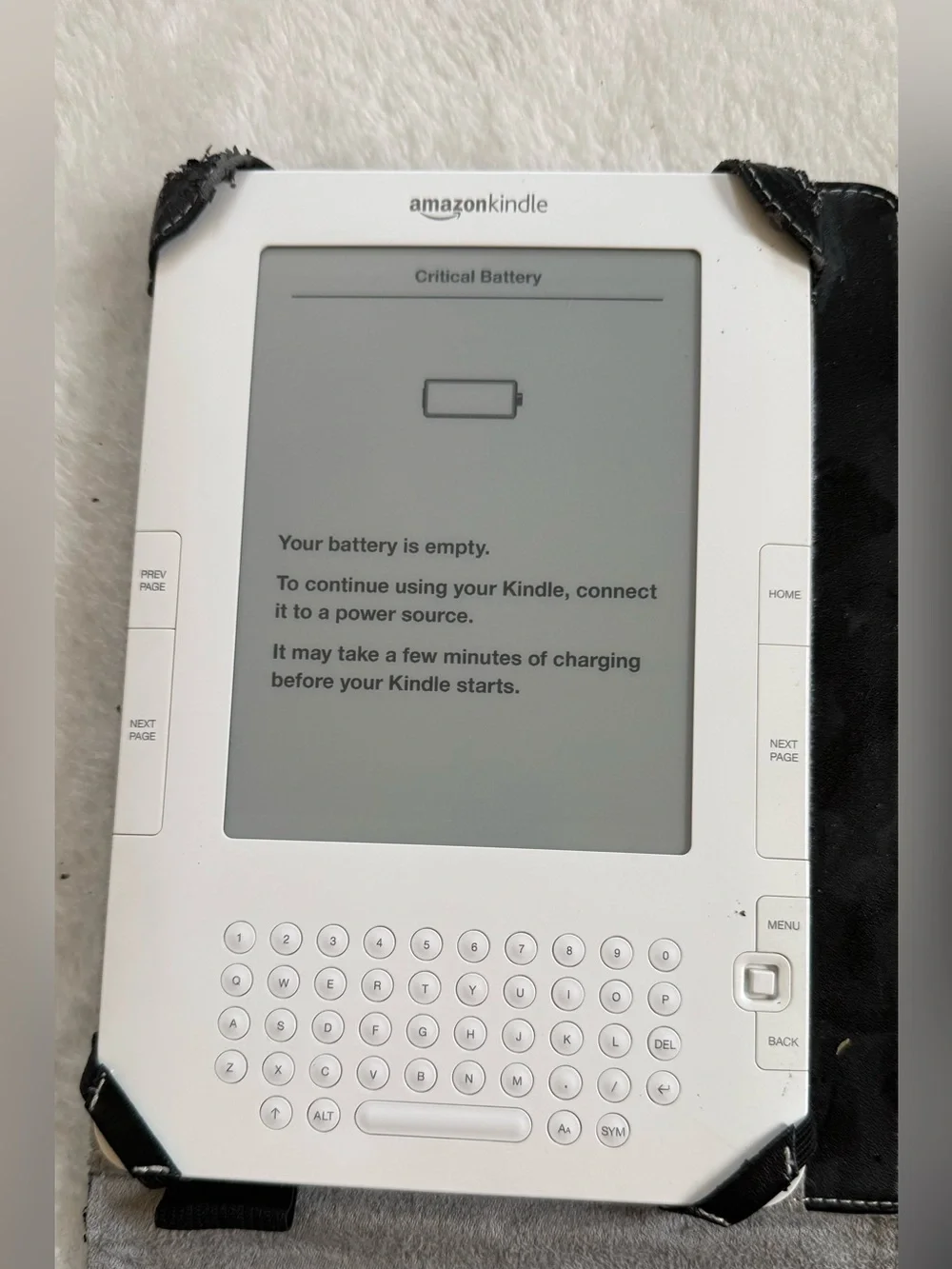 Amazon Kindle 2nd Generation 2GB (Need New Battery) No Return